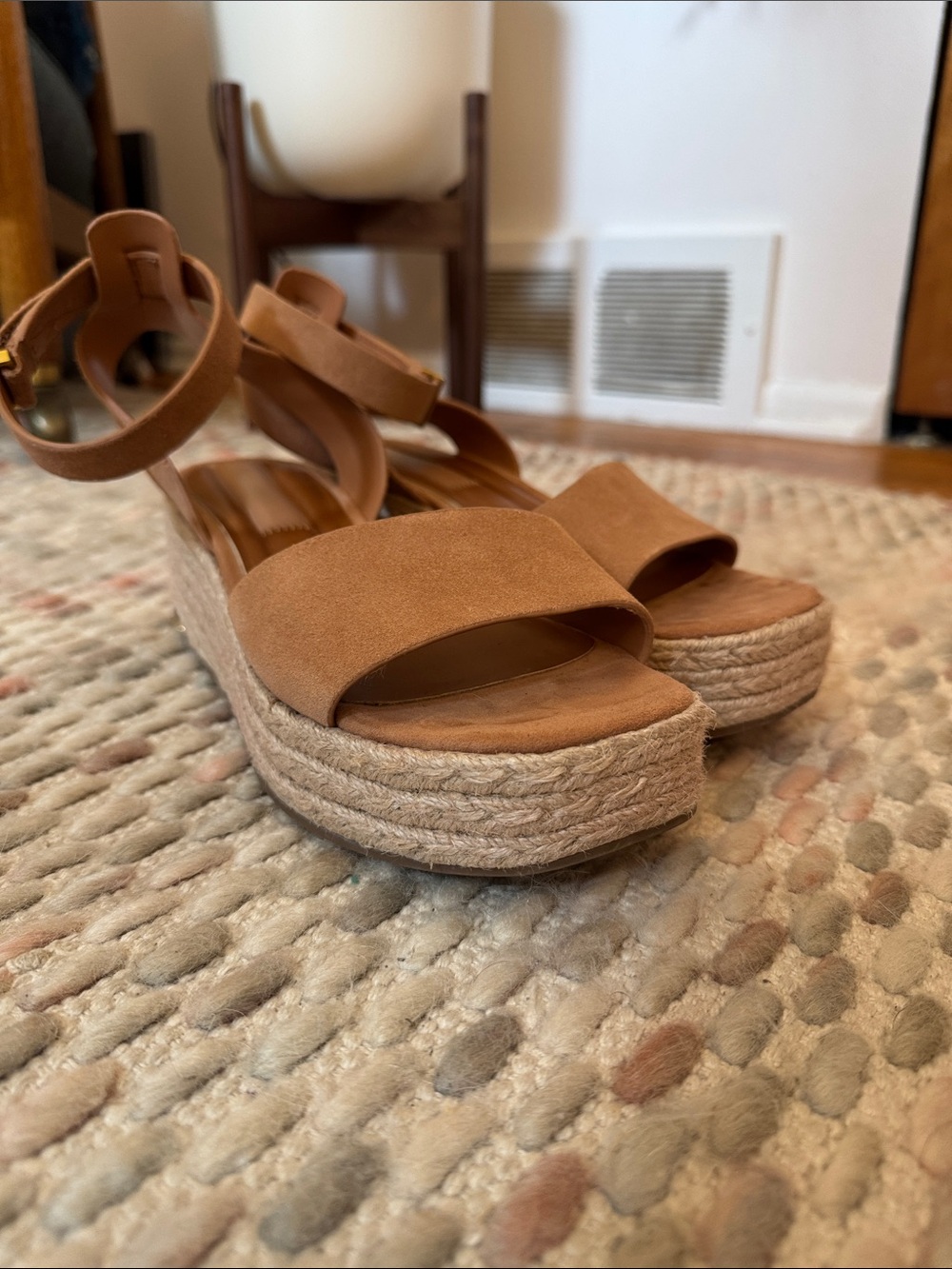 Women’s Franco Sarto Tan Espadrille Platform Sandals